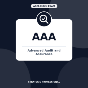 AAA Advanced Audit and Assurance ACCA mock exam cover image