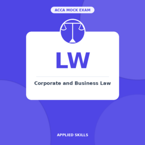 LW Corporate and Business Law ACCA mock exam cover image